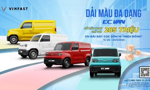 VinFast EC Van sẽ là “dấu chấm hết” cho các dòng xe chở hàng chạy xăng?