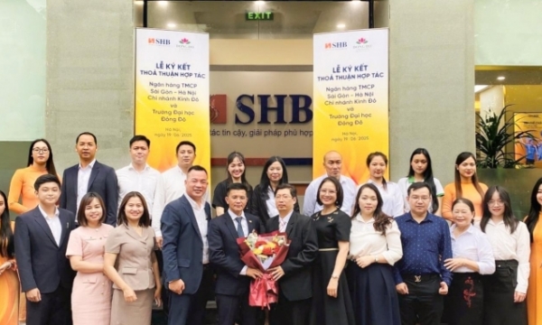 SHB Chi nhánh Kinh Đô ký kết hợp tác với Trường Đại học Đông Đô