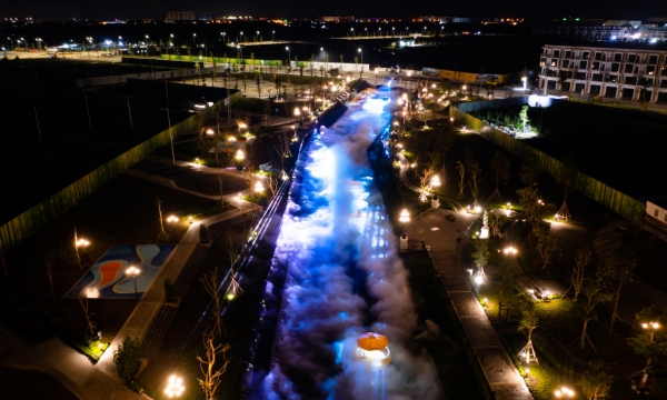 Cận cảnh Dòng sông Ánh sáng huyền ảo chuẩn bị được khai trương tại TP Thiên niên kỷ