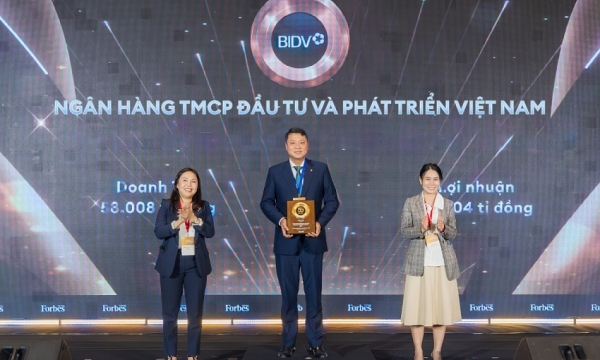 BIDV được vinh danh “Top 50 công ty niêm yết tốt nhất Việt Nam”