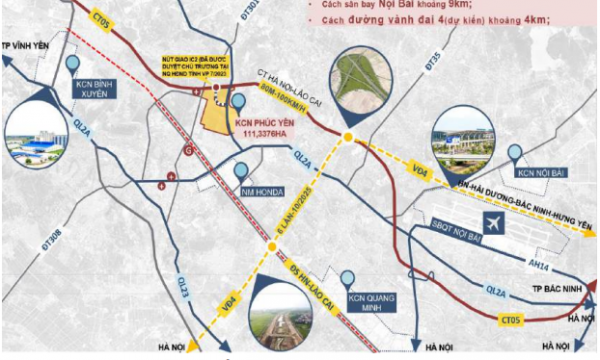 Chuyển đổi hơn 94ha đất lúa hai vụ để phát triển KCN Phúc Yên hơn 111,3 ha tại Phú Thọ
