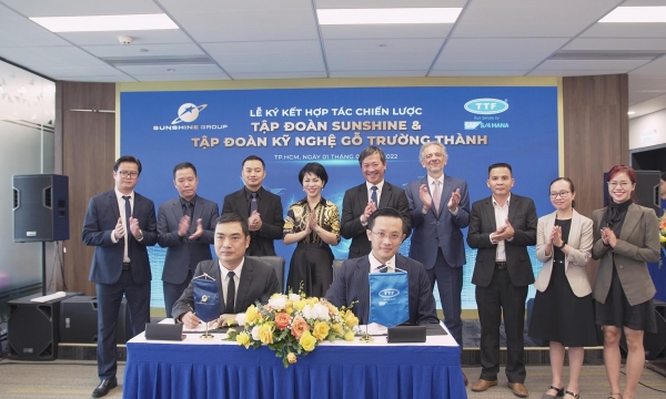 Sunshine Group ký kết hợp tác chiến lược với Tập đoàn Kỹ nghệ Gỗ Trường Thành