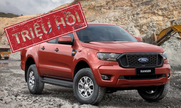 Việt Nam triệu hồi hơn 1.400 xe Ford Ranger do lỗi kính chắn gió
