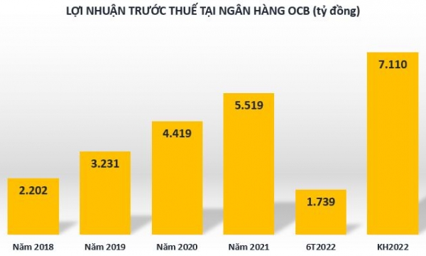 Ngân hàng OCB 'hy sinh' lợi nhuận để trích lập dự phòng rủi ro, nợ xấu vẫn tăng 59%