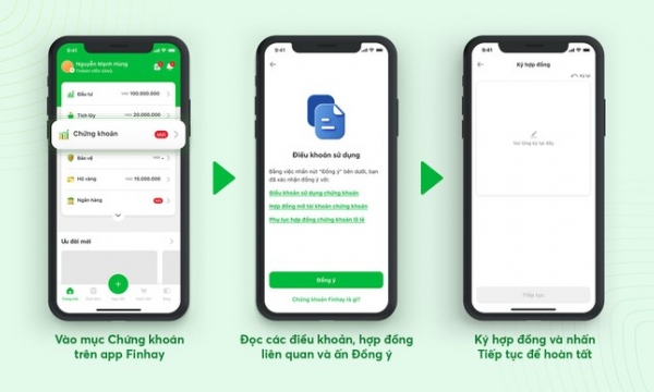 Loạt app chứng khoán Finhay, Tikop... đang quảng cáo gọi vốn như nào?