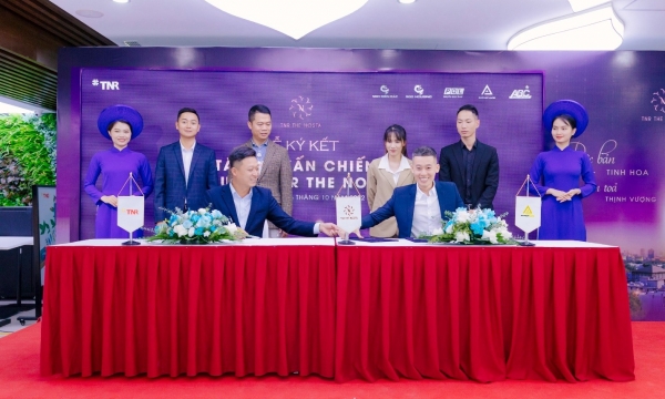 Lễ ký kết đơn vị tư vấn chiến lược dự án TNR The Nosta
