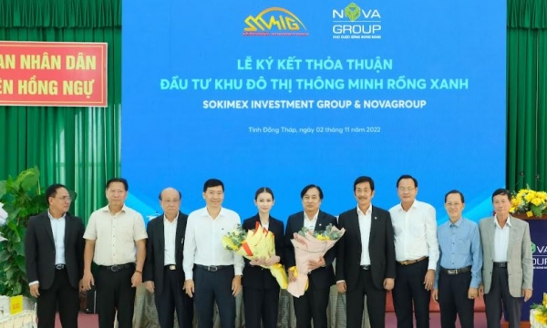 NovaGroup và Sokimex cam kết đầu tư, phát triển dự án khu đô thị BLUE DRAGON