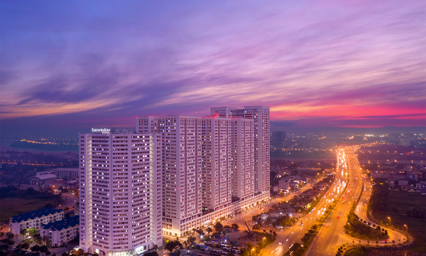 Từ 2,1 tỷ đồng có ngay căn hộ 3 phòng ngủ view sông Hồng thơ mộng