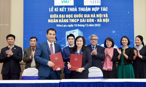 SHB và Đại học quốc gia Hà Nội ký kết hợp tác toàn diện