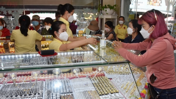 Giá vàng hôm nay (23/1) có xu hướng tăng nhẹ