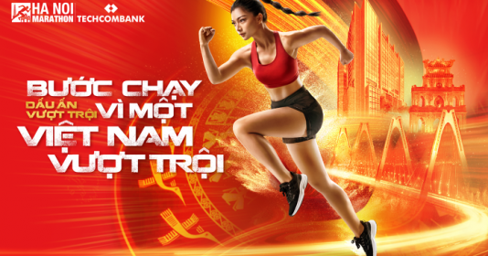 Giải chạy Hà Nội Marathon Techcombank lần đầu tiên cùng thông điệp 'Dấu ấn vượt trội'