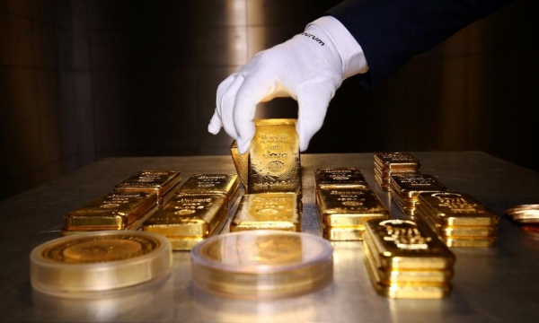 Giá vàng đảo chiều đi xuống sau 2 phiên tăng liên tiếp