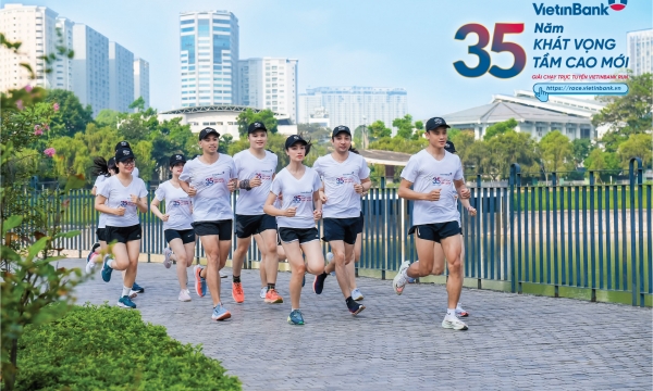 VietinBank tổ chức Giải chạy trực tuyến “35 năm Khát vọng tầm cao mới”