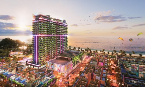 Hai công trình “trái tim” của dự án Flamingo Ibiza 1 được cất nóc và ra mắt hôm nay