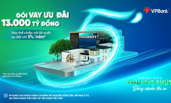 VPBank triển khai nhiều gói vay ưu đãi với lãi suất chỉ từ 5%/năm