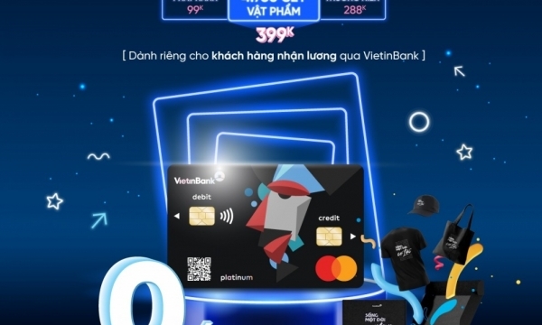 Ưu đãi đến 786.000 VND dành cho khách hàng nhận lương qua VietinBank