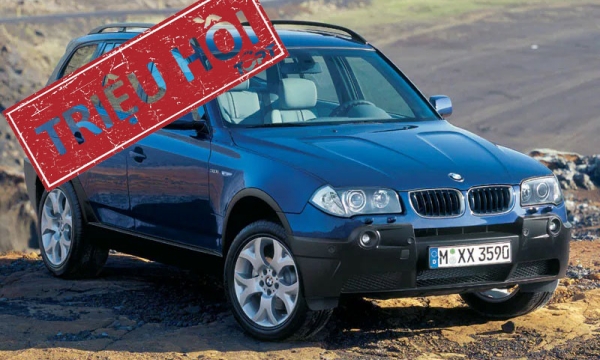 Triệu hồi BMW X3 trên toàn cầu do lỗi túi khí