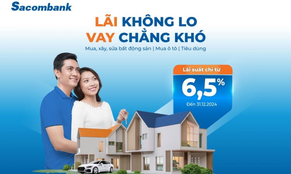 Sacombank tiếp thêm 10.000 tỷ đồng hỗ trợ người dân phục vụ đời sống