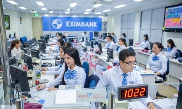 Bán niên Eximbank mới thực hiện được 28% kế hoạch năm