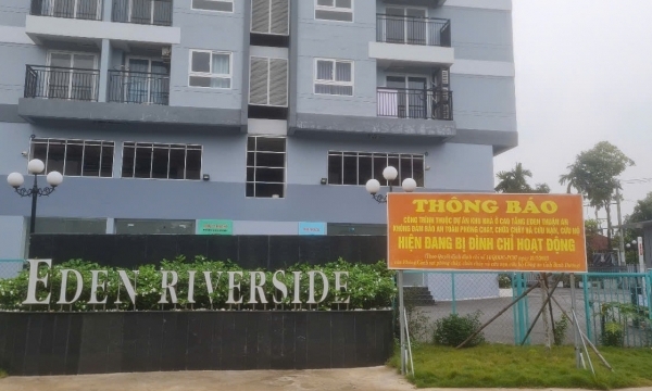 Điểm tin xây dựng - bất động sản ngày 9/12: Chung cư Eden Thuận An, Bình Dương chưa đảm bảo an toàn PCCC
