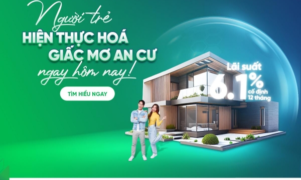VPBank thêm ưu đãi lãi suất cho người trẻ vay mua nhà
