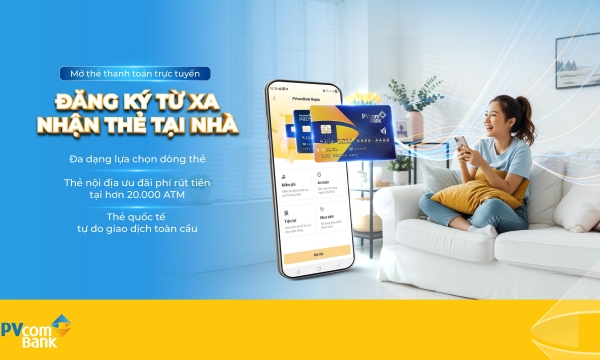 PVcomBank triển khai tính năng mở thẻ thanh toán trên PVConnect