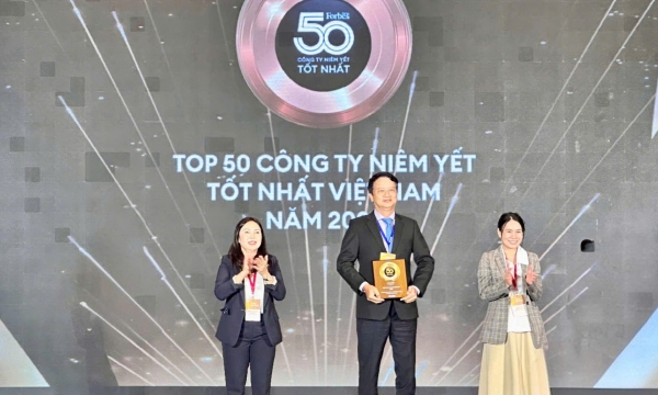 Bảo Việt liên tiếp được vinh danh trong “Danh sách 50 công ty niêm yết tốt nhất Việt Nam” (Forbes) từ 2013