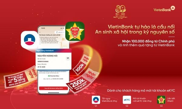 Nhận quà từ Chính phủ – Niềm vui nhân đôi cùng VietinBank
