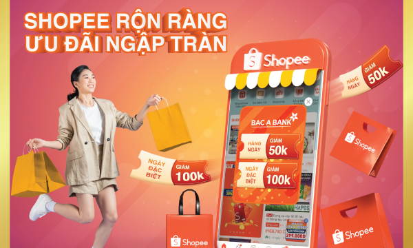 Mua sắm Shopee cực hời - ưu đãi độc quyền cho chủ thẻ tín dụng Bac A Bank
