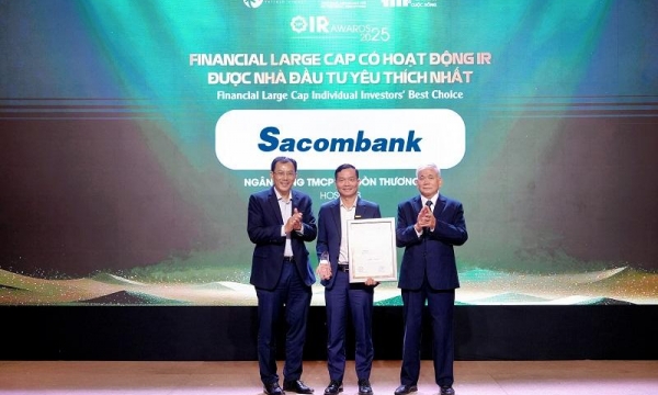 Sacombank có hoạt động IR được nhà đầu tư yêu thích nhất 2025