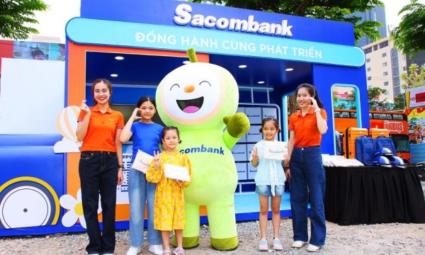 Sacombank đồng hành cùng Sundate Festival 2025 mang đến không gian gắn kết gia đình tại vương quốc mặt trời