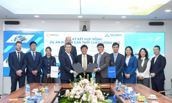Hòa Phát lắp dây chuyền thép công suất 500.000 tấn/năm, sẵn sàng tham gia làm đường sắt cao tốc