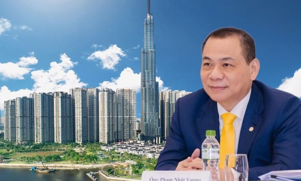 Cổ phiếu VIC tăng gấp 3 lần kể từ đầu năm, tài sản của tỷ phú Phạm Nhật Vượng chạm mốc 12 tỷ USD