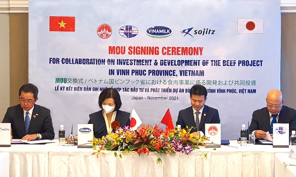 Thủ tướng đánh giá cao Vinamilk và Sojitz về hợp tác đầu tư Việt - Nhật trong nông nghiệp, thực phẩm