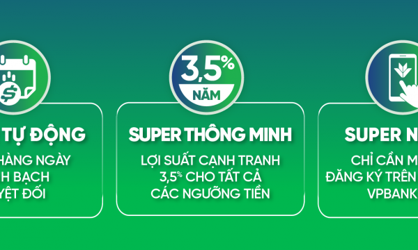 Một lần đăng ký - Tiền sinh tiền, lời sinh lời, sống thảnh thơi