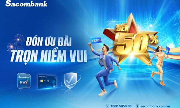 Tận hưởng lễ lớn với hàng loạt ưu đãi từ Sacombank