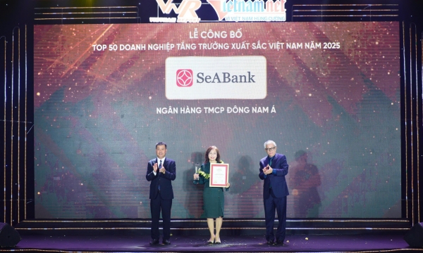 SeABank tăng 173 bậc trong bảng xếp hạng FAST500