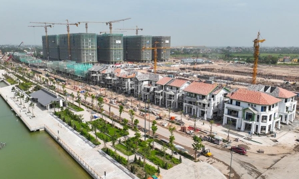 Tiến độ đô thị nghỉ dưỡng Sun Group Nam Hà Nội: Nhiều hạng mục vượt mốc 90%