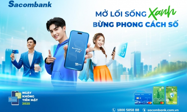 Sacombank đồng hành cùng “Ngày không tiền mặt 2025' góp phần thúc đẩy kinh tế số 