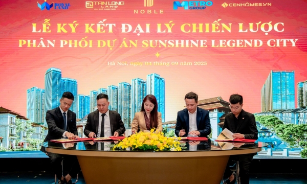 Sunshine Legend City “bắt tay” hàng loạt đại lý chiến lược, thổi bùng sức nóng BĐS Đông Hà Nội