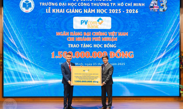 PVcomBank tài trợ phòng học thông minh (Smart Class) cho Trường Đại học Công Thương TP. Hồ Chí Minh