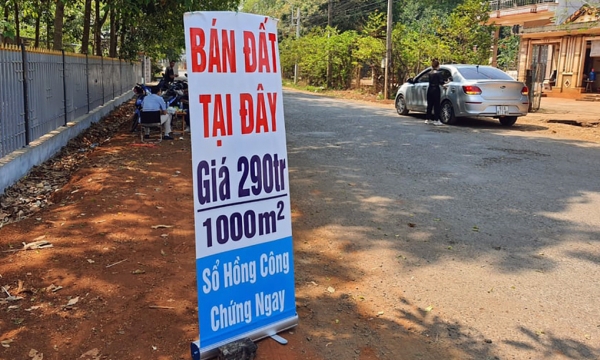 Cảnh giác với 'sốt' đất nền: Giá tiếp tục tăng nhưng không ai bán cả
