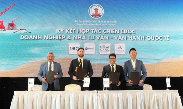NovaWorld Phan Thiet hoàn thành sân golf PGA độc quyền 18 hố