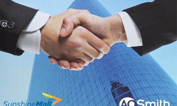 Sunshine Mall hợp tác phát triển cùng A.O.Smith mang lại giá trị cho người tiêu dùng