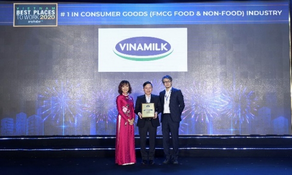 Vinamilk lần thứ 3 liên tiếp được bình chọn là nơi làm việc tốt nhất Việt Nam
