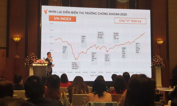 Chủ tịch VFS: 'Chứng khoán tiếp tục tăng trưởng trong năm 2021, VN-Index có thể đạt 1.280 điểm'