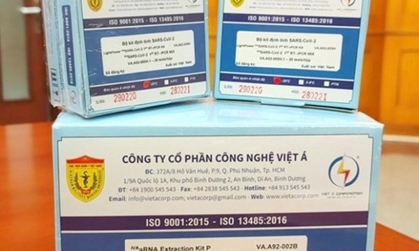 Việt Á nhập hàng triệu que test nhanh COVID-19 từ Trung Quốc với giá 21.500 đồng/test