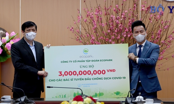 Tập đoàn Ecopark ủng hộ 13 tỷ đồng phòng chống dịch Covid-19