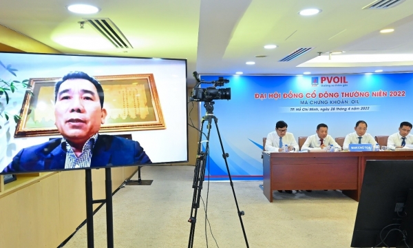 Đại hội đồng cổ đông thường niên 2022 PVOIL: Chia cổ tức năm 2021 bằng tiền với tỷ lệ 3,5% vốn điều lệ