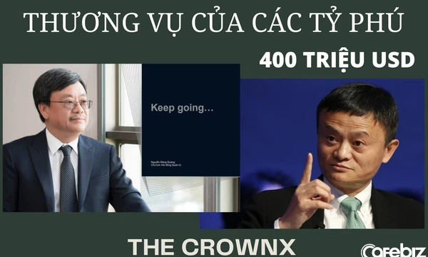 Tập đoàn Alibaba rót tiền đầu tư vào The CrownX - công ty con của Masan Group, định giá 7,3 tỷ USD